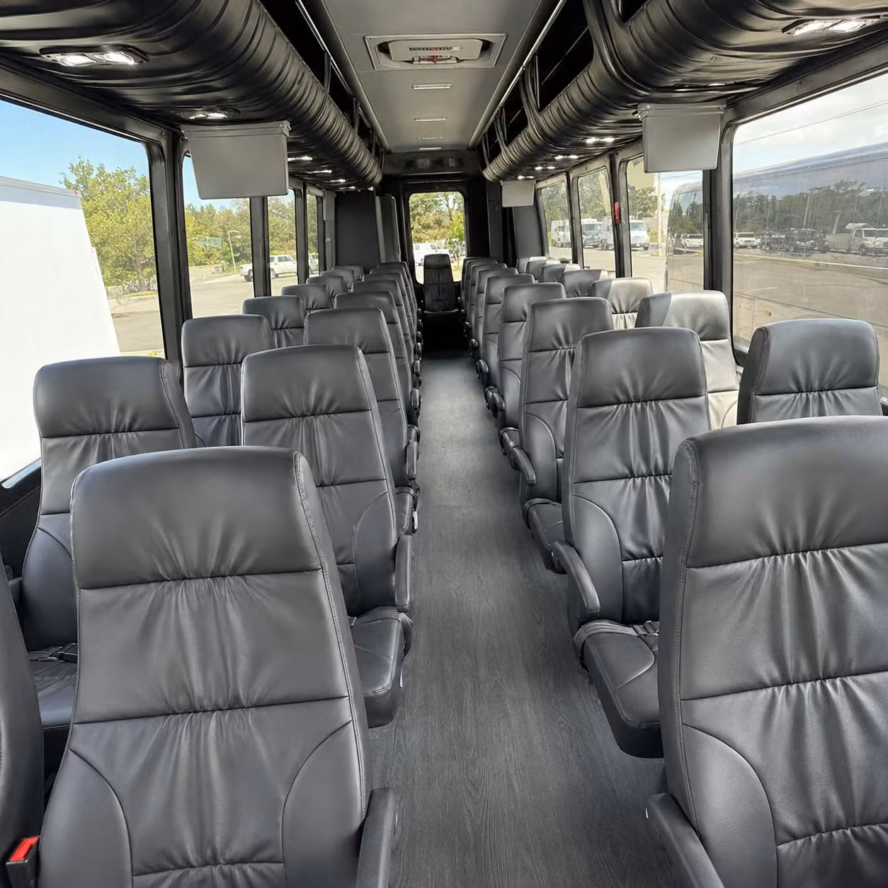 28 passenger minibus interior