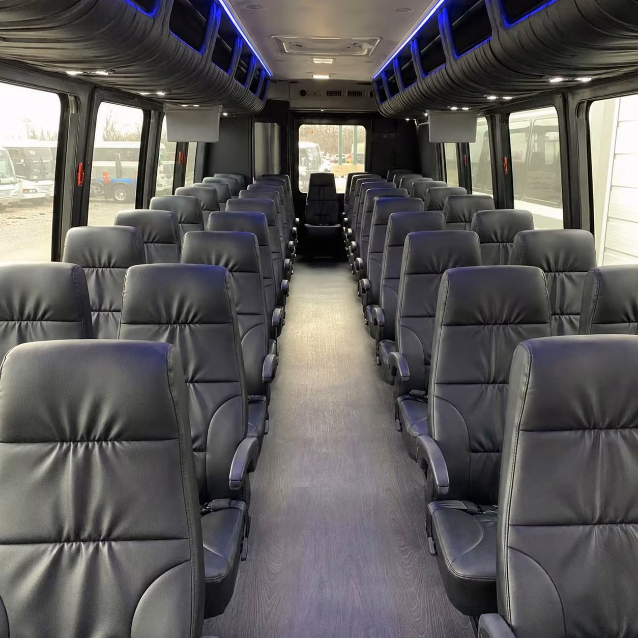 35 passenger minibus inside