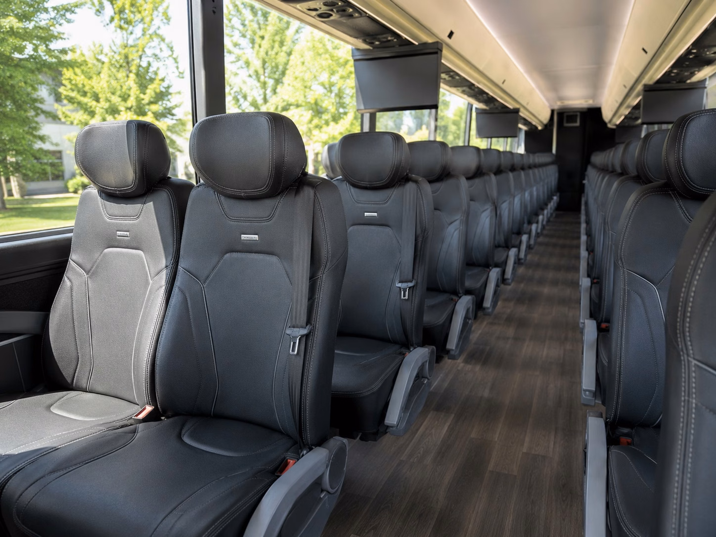 jonesboro charter bus rental interior