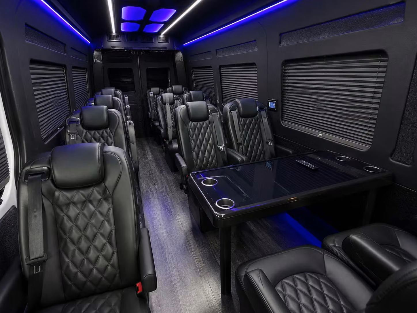 sprinter van with driver inside